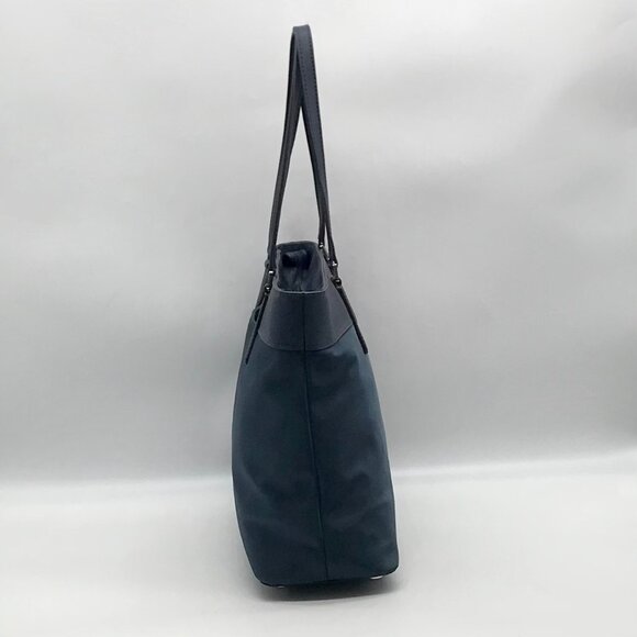 Michael Kors Navy Blue Nylon & Leather Winston Tote Bag - Picture 4 of 10